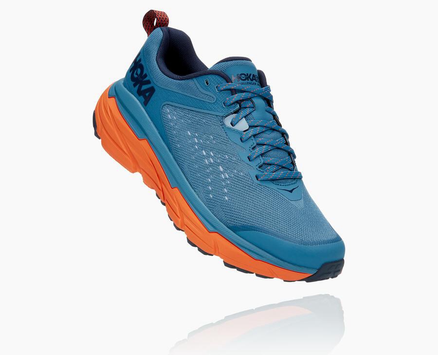 Tenis Trail Hoka One One Masculino Azuis - Challenger Atr 6 - 573-ZNDTHE